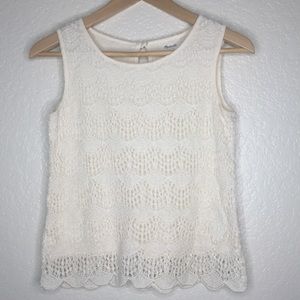 Madewell knit two layer tank